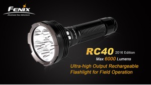 Fenix RC40 - 6000 Lumeni - 730 Metri - Editie 2016